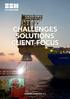 Challenges. Client-focus. company overview 2014