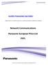 Network Communications. Panasonic European Price List PEPL