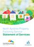 North Ayrshire Property Factoring Service Statement of Services