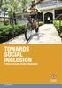 Towards social inclusion PHYSICAL REHABILITATION PROGRAMME