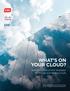 WHAT S ON YOUR CLOUD? Workload Deployment Strategies for Private and Hybrid Clouds RESEARCH AND ANALYSIS PROVIDED BY TECHNOLOGY BUSINESS RESEARCH