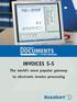 INVOICES 5-5. The world s most popular gateway to electronic invoice processing