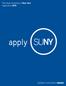 The State University of New York Application 2015