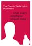 The Finnish Trade Union Movement. what every employee should know