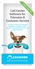Call Center Software for Telesales & Customer Service