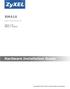 RM410. Hardware Installation Guide. Quick Start Guide. Rack Mounting Kit. Version 1.00 Edition 1, 12/2012
