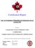 Certification Report