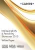 Interoperability & Feasibility Showcase 2015 White Paper