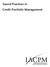Sound Practices in Credit Portfolio Management