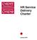 HR Service Delivery Charter