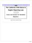 The California Child Abuse & Neglect Reporting Law