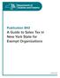 A Guide to Sales Tax in New York State for Exempt Organizations