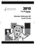 CHVHP0389_Member Welcome Kit_South_Florida_BW_2015 :Layout 1 1/12/15 3:41 PM Page 1. Member Welcome Kit South Florida