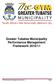 Greater Tubatse Municipality Performance Management Framework 2010/11