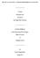 BIG DATA ANALYTICS HADOOP PERFORMANCE ANALYSIS. A Thesis. Presented to the. Faculty of. San Diego State University. In Partial Fulfillment