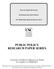 PUBLIC POLICY RESEARCH PAPER SERIES