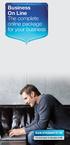 Business On Line The complete online package for your business