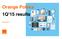 Orange Polska 1Q 15 results. 28 April 2015