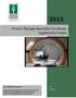 Proton Therapy Specialist Certificate Application Packet