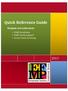 Quick Reference Guide