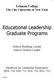 Educational Leadership Graduate Programs