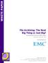 WHITE PAPER SPON. File Archiving: The Next Big Thing or Just Big? Published December 2012 SPONSORED BY. An Osterman Research White Paper.