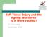 Soft Tissue Injury and the Ageing Workforce Is it Work-related? Dr Tom Lieng November 2010