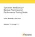 Symantec NetBackup Backup Planning and Performance Tuning Guide