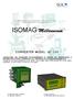 ISOMAG Millennium UC 250 VERSIONE A PARETE UC 250 WALL VERSION UC 250 A QUADRO UC 250 PANEL MOUNTING VERSI ON