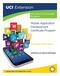 Mobile Application Development Certificate Program