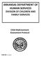 ARKANSAS DEPARTMENT OF HUMAN SERVICES