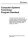 Computer Systems Technician Program Standard