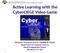 Active Learning with the CyberCIEGE Video Game