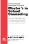 Master s in Counseling