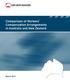 Comparison of Workers Compensation Arrangements in Australia and New Zealand