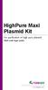 HighPure Maxi Plasmid Kit