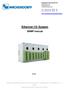 Ethernet I/O System. SNMP manual V1.0