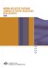 WORK-RELATED FATIGUE SUMMARY OF RECENT REGULATORY DEVELOPMENTS