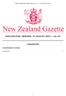 NEW ZEALAND GAZETTE, No. 93 31 AUGUST 2015. Departmental