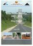 Road Sector Strategy 2007-2011. Final Report