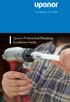 PLUMBING SYSTEMS. Uponor Professional Plumbing Installation Guide