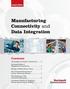 Manufacturing Connectivity and Data Integration