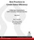 Best Practices in Credit Union Efficiency