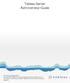 Tableau Server Administrator Guide