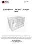 Convertible Crib and Changer (M668)