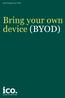 Data Protection Act 1998. Bring your own device (BYOD)