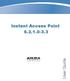 Instant Access Point 6.2.1.0-3.3