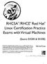 RHCSA 7RHCE Red Haf Linux Certification Practice
