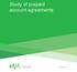 Study of prepaid account agreements