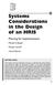 Systems Considerations in the Design of an HRIS